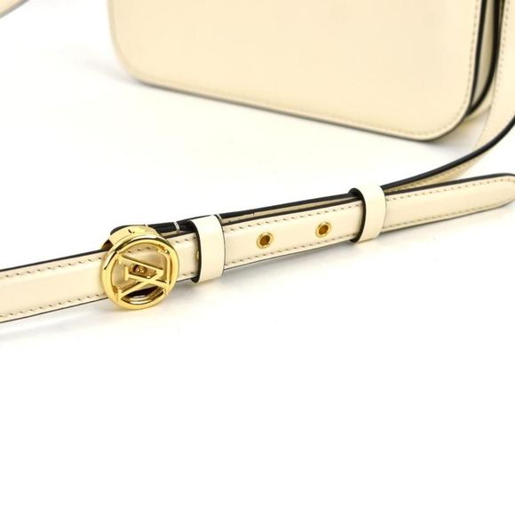 Louis Vuitton Point Neuf Shoulder Bag Smooth Leather Claim White Beige - Picture 13 of 16